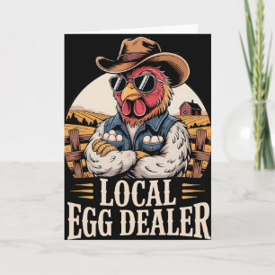Tarjeta Lista de distribuidores de huevos locales granja d