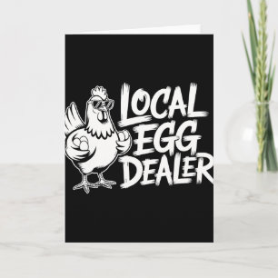 Tarjeta Lista de distribuidores de huevos locales granja d