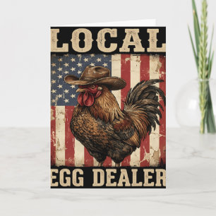 Tarjeta Lista de distribuidores de huevos locales granja d