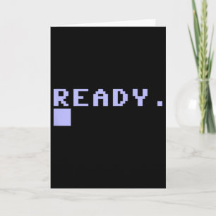 Tarjeta Listo C64 Ordenador Personal 80's Retro Gamer Code