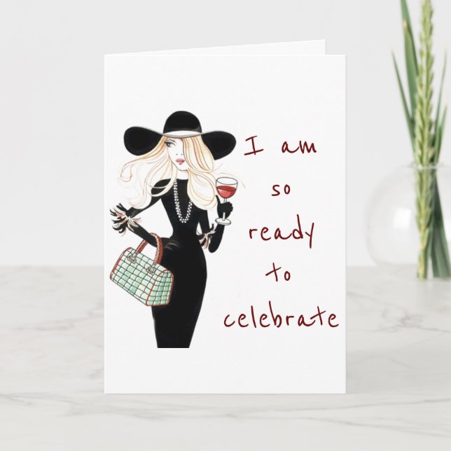 TARJETA **LISTO PARA CELEBRAR "NOSOTROS" EN "NUESTRO ANIVE (Anverso)