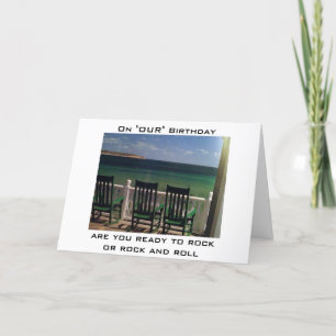 TARJETA LISTO PARA EL CUMPLEAÑOS MUTUO ROCK O ROCK/ROLL
