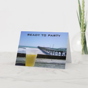 TARJETA LISTO PARA EL FIESTA - ¡CUARENTA CUMPLEAÑOS!