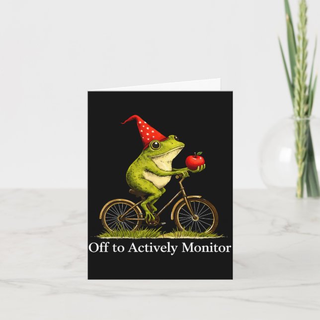 Tarjeta Listo para monitorear activamente al divertido pro (Anverso)