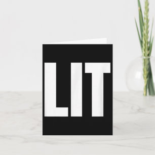 Tarjeta Lit Funny Audaz Texto Audaz Humor De Palabra