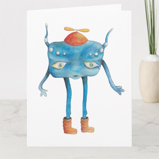 Tarjeta Little Alien Pi (Anverso)