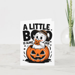 Tarjeta Little Boo Está a Punto de Llegar Lindo Embarazo d