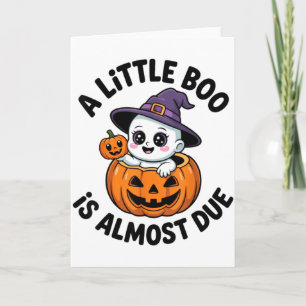 Tarjeta Little Boo Está a Punto de Llegar Lindo Embarazo d