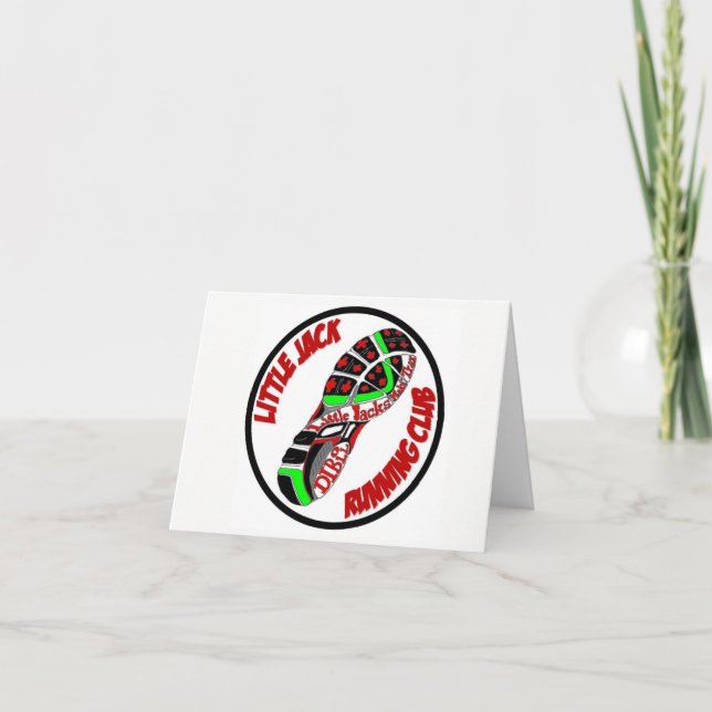 Tarjeta Little Jack Running Club (Anverso)