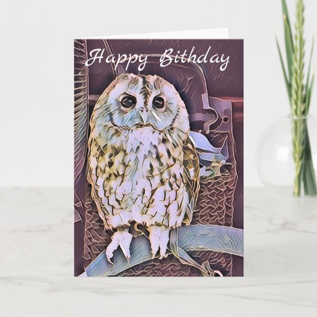 TARJETA LITTLE OWL (Anverso)