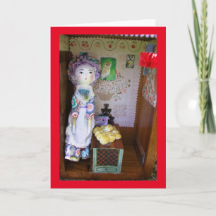 Tarjeta Little Owl Tavern con el saludo bueno de Goody