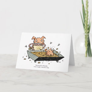 Tarjeta Little Pig