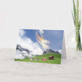 Tarjeta Little Pony y Unicornios