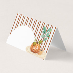 Tarjeta Little Pumpkin Fall Blank Place