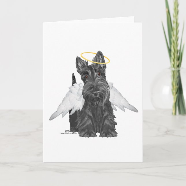 Tarjeta Little Scottie Angel (Anverso)