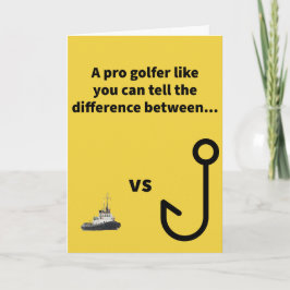 Tarjeta Little Tug vs Big Hook Golf