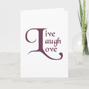 Tarjeta Live, Laugh, Love