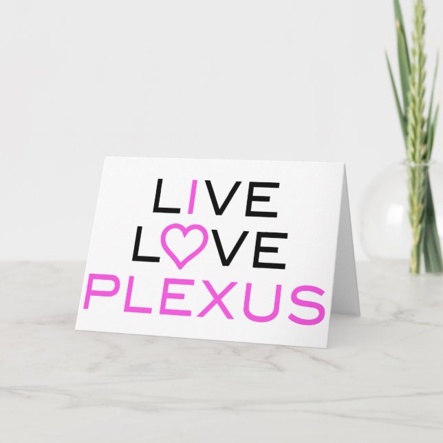 Tarjeta Live Love Plexus (Anverso)