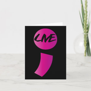 Tarjeta Live Semicolon Sensibilización sobre el suicidio D
