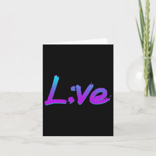 Tarjeta Live Semicolon Suicidio Prevención Conciencia Ment