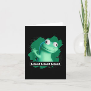 Tarjeta Lizard Lizard Lizard Elio Meme Funny Design T-shir