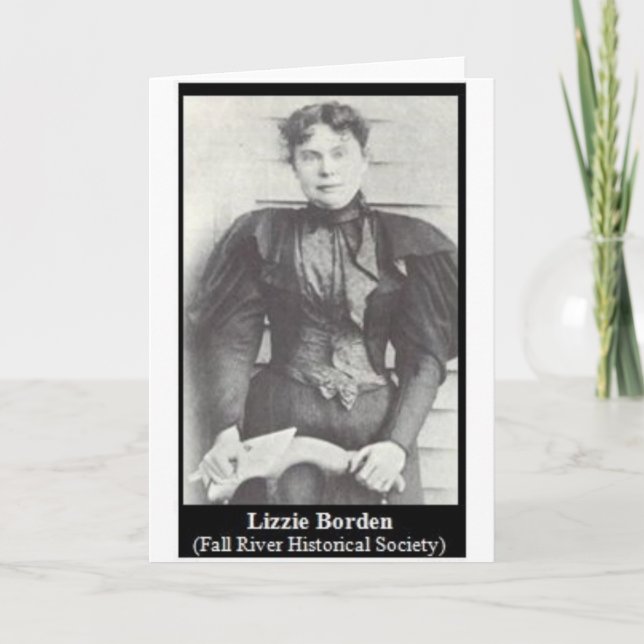 Tarjeta lizzie borden (Anverso)