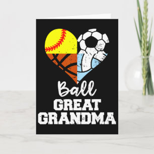 Tarjeta Ll Bisabuela Fútbol Softll Sketll Voleibolll