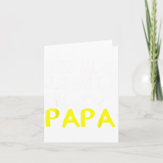 Tarjeta Llama a Papá Cuando Todo lo Demás sea Arte