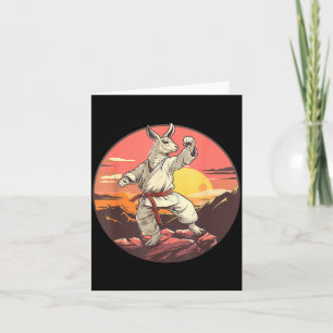 Tarjeta Llama de MMA Sunset Taekwondo Judo Kickboxing Llam
