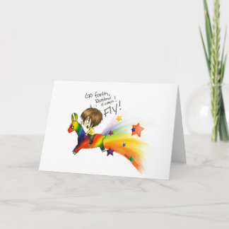 Tarjeta Llama del arco iris