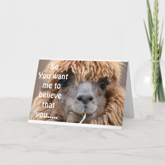TARJETA LLAMA DICE QUE NO HAY MANERA DE QUE SEA *65* TARJE (Anverso)