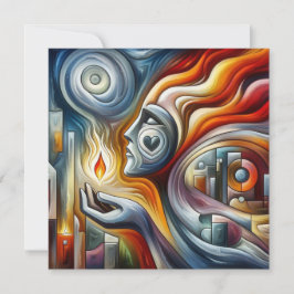 Tarjeta Llama Eterna de Esperanza