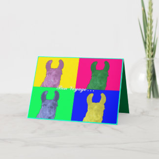 Tarjeta Llama Sweet Pea: La Sabia Matriarca Llama