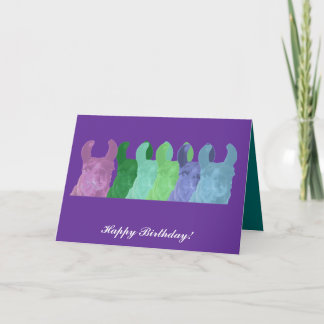 Tarjeta Llama Sweet Pea: La Sabia Matriarca Llama