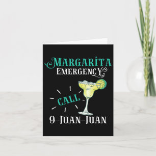 Tarjeta Llamada de Emergencia Margarita 9 Juan Juan Cinco