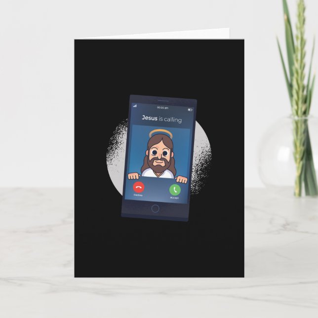 Tarjeta Llamada de Jesús (Anverso)