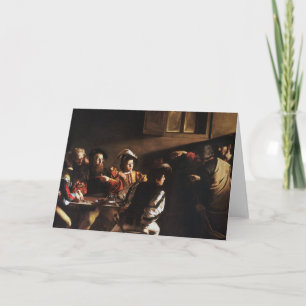 Tarjeta Llamada De San Mateo Por Caravaggio
