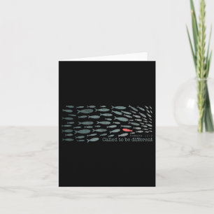 Tarjeta Llamado a ser una biblia Inspiradora diferente fre