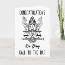 Llamado de la justicia egipcia al bar felicitacion