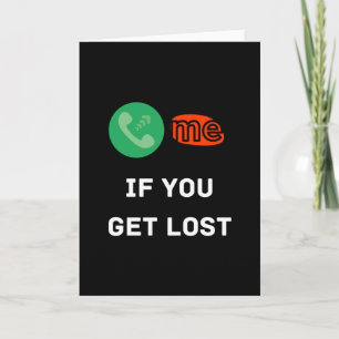 Tarjeta Llámame si te pierdes