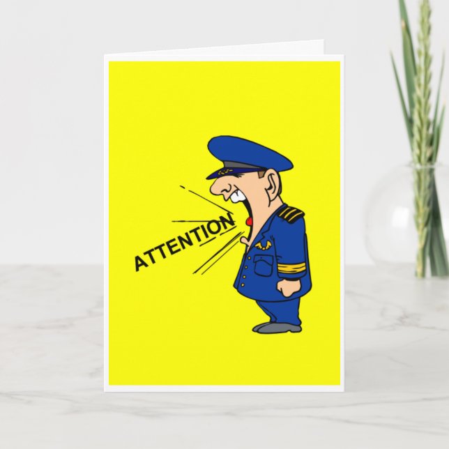 Tarjeta Llamando tu atención te extraño (Anverso)