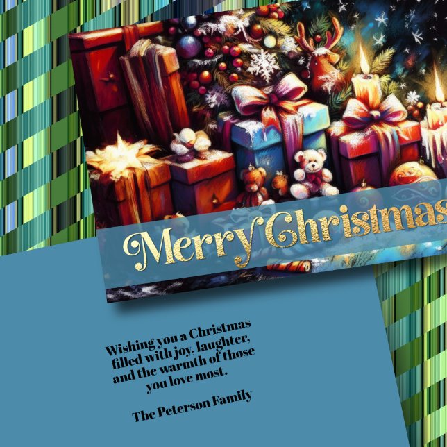 Tarjeta Llamar a los Navidades dibujantes de regalos de ab (Subido por el creador)