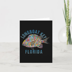 Tarjeta Llave de bote, Florida Beach Design _ Illu de recu