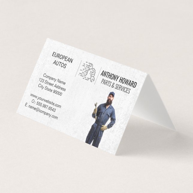 Tarjeta Llave de sujeción mecánica automática | Servicios  (Anverso)