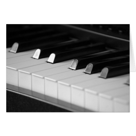 Tarjeta Llaves del piano