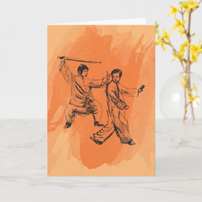 Tarjeta Llega el verdadero poder (flor amarilla)