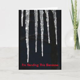 Tarjeta Llegan los Navidades del ICY