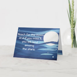 Tarjeta Llegar a la inspiración de citas de arte de las es