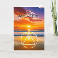 Llegué a Creer Eslogan de AA Playa al Amanecer