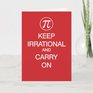 Tarjeta Lleva Adelante el Día de PI, Rojo